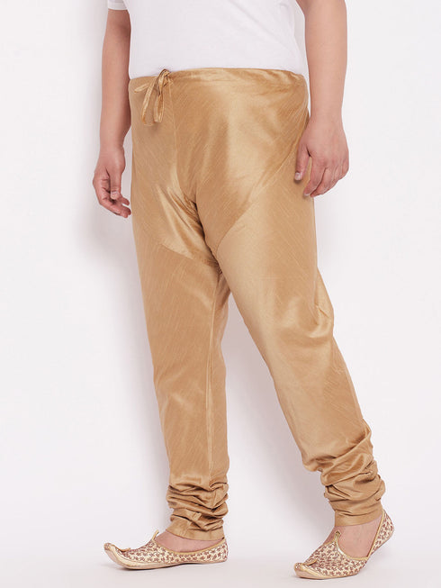 Men's Plus Size Rose Gold Cotton Silk Blend Pyjama